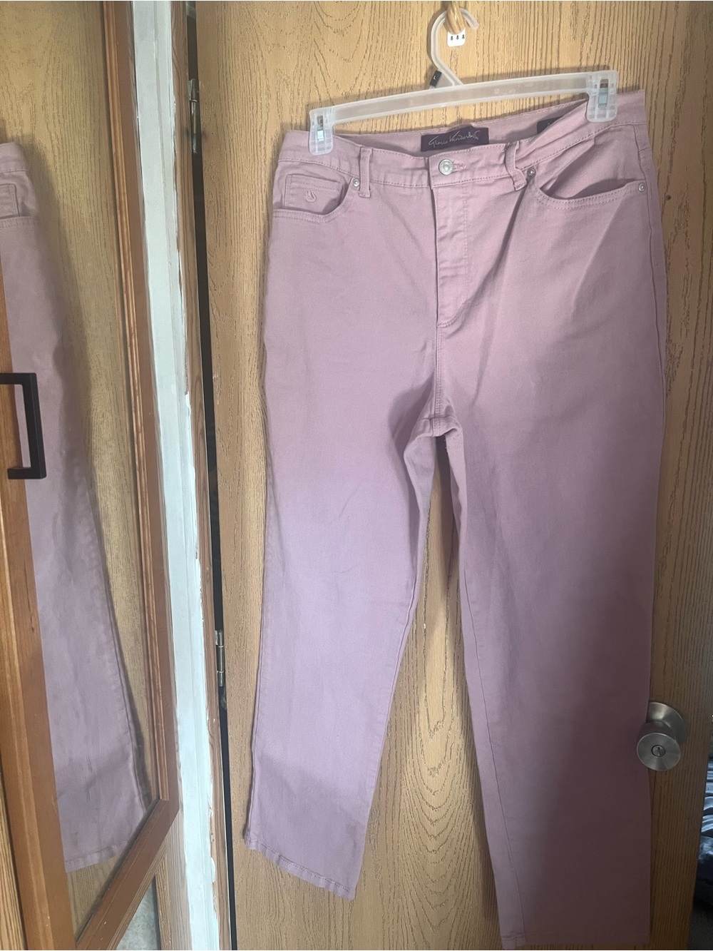 Gloria Vanderbilt Dusty rose Straight-Leg Jeans